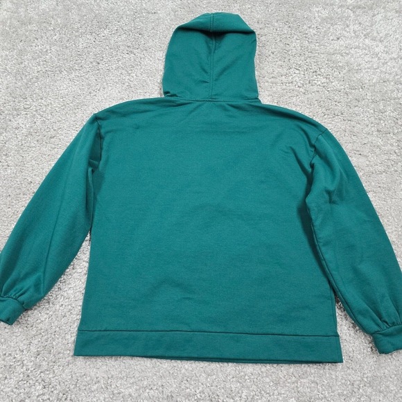 Lilly Pulitzer Suri Hoodie Womens Medium Green Long Sleeve 1/4 Zip Lounge‎ - Picture 7 of 12